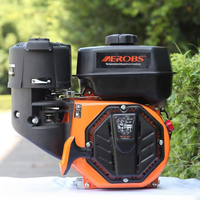 Moteur à essence à démarrage manuel/électrique de 7,5 CV
