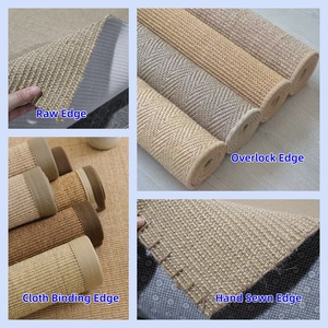 <span class=keywords><strong>Tapis</strong></span> en sisal naturel <span class=keywords><strong>de</strong></span> haute qualité, durable, antidérapant, tissé, élégant, pour salon, couloir, bureau, hôtel, centre commercial - Product Image 2
