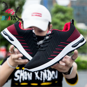 Zapatillas Deportivas Casuales para Hombre, Planas, con Amortiguación, Transpirables, Ligeras, con Suela de Plástico y Parte Superior de Tela Tejida - Product Image 6