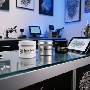 Customizable Logo, Recyclable Aluminum Cans, Eco-friendly Metal Cans, Cosmetic Aluminum Containers, Suitable for Tattoo Cream. - Product Image 2
