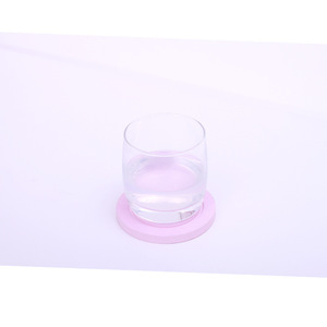 Sous-verres en terre de diatomée absorbants, tapis pour tasses, couleur unie, blanc, rose, gris, bleu, vert, pour la maison et le bureau - Product Image 3