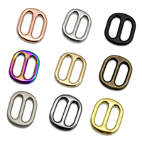 Boucle coulissante réglable en nickel de 16 mm pour sangle de sac à main, accessoire de quincaillerie pour sangle de sac, vente en gros sur mesure