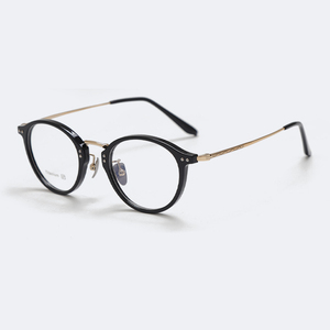 <span class=keywords><strong>Lecool</strong></span> T-18276 Montura de Gafas Ópticas de Titanio Ovaladas con Puntos, Duraderas, para Uso Diario - Servicio OEM/ODM - Product Image 6