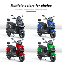 Scooter électrique 2000W, cyclomoteur, pneus 90/90-12 pouces, moto électrique avec compteur de vitesse LCD, motos électriques de rue pour adultes
