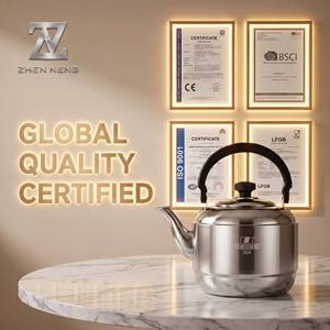 Standard Whistling Tea <strong>Kettle</strong> 304 Stainless Steel 22cm (5L) Optimized Magnetic Bottom for Heating <strong>on</strong> Induction <strong>Hobs</strong> at Home - Product Image 5