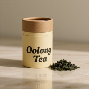 Recyclable Customized Logo Biodegradable Cardboard Cylinder <b>Container</b> Aluminum Foil Paper Tube Tea Packaging <b>Snack</b> Potato Chips - Product Image 1