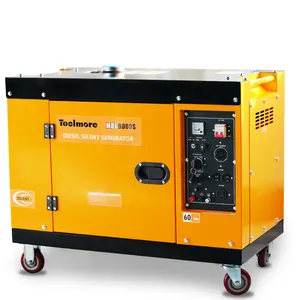 7Kva gerador diesel eletrostático preço portátil Silencioso diesel elétrico geradores