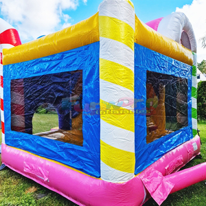 Castillo inflable con tobogán, diseño Subigafen, Candyland, para niños, de uso comercial. - Product Image 2