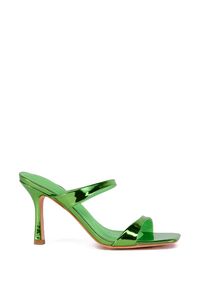 Pantofola donna estate verde metallizzato da donna colorata con tacco alto Gitter pump avvolti tacchi a spillo scarpe <span class=keywords><strong>infradito</strong></span> - Product Image 2