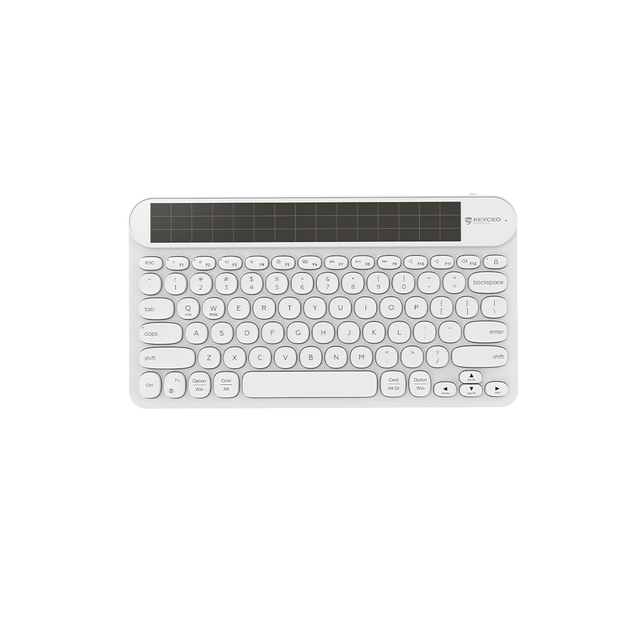 New Energy Solar Energy Charging Wireless Bluetooth Keyboard Photovoltaic Charging for Computer Business Home Office Laptop