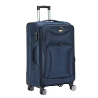 Ensemble de bagages de voyage légers 3 pièces du fabricant, valise souple à roulettes avec serrure TSA, doublure en Oxford et polyester
