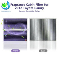 Filtre d'habitacle parfumé à la lavande OE 87139-0N010, filtre HEPA à charbon actif pour climatiseur de voiture Toyota 2012, filtre anti-odeurs PM2.5