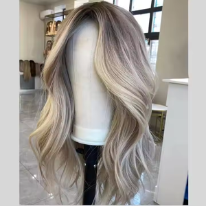 Extensiones <span class=keywords><strong>de</strong></span> Cabello Humano Europeo Remy 100% Virgen con Base <span class=keywords><strong>de</strong></span> Seda, Reflejos Rubios, Nudos Invisibles, Extensiones <span class=keywords><strong>de</strong></span> Cabello Judío con Clips - Product Image 2