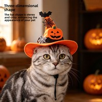 Decoración Navideña, Sombreros para Mascotas de Halloween, Diseño de Calabaza, Telaraña y Murciélago, Accesorios Festivos para Perros y Gatos, Estilo Británico, para Todas las Estaciones