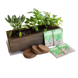 Plantador de madeira recuperado estilo celeiro, caixa de flores, ervas e plantas para casa, jardim, celeiro, plantador de janelas de madeira com bandeja gotejadora