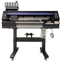 Harga Grosir Stok AS Printer DTF Inkjet Merek Calca 24 inci (60cm) dengan Dual Printhead I3200-A1 Tinta DTF untuk Kaos Flex