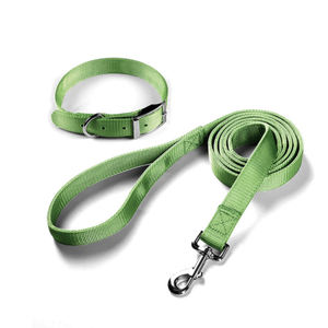 メーカーカスタムダブルレイヤーヘビーデューティープレミアムナイロンメタルバックルドッグカラーとリーシュセットドッグカラーとリーシュセットラグジュアリー - Product Image 2