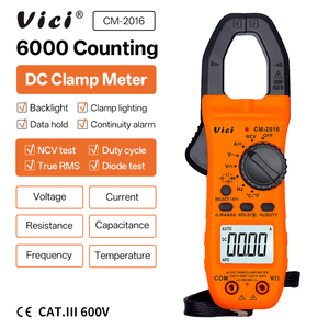 Multimètre à pince numérique CM-2016 <span class=keywords><strong>AC</strong></span>/<span class=keywords><strong>DC</strong></span> TRMS Test 3 5/6 - Product Image 2