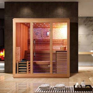 Sala de Sauna clásica tradicional para 1-2 personas personalizable para perder grasa Sauna de vapor interior Estufa Harva Sauna de madera interior con calentador - Product Image 6