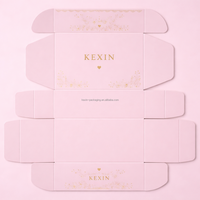 Boîtes d'expédition en carton ondulé personnalisées Kexin, imprimées en rose, pour cosmétiques, chaussures et vêtements, avec logo.