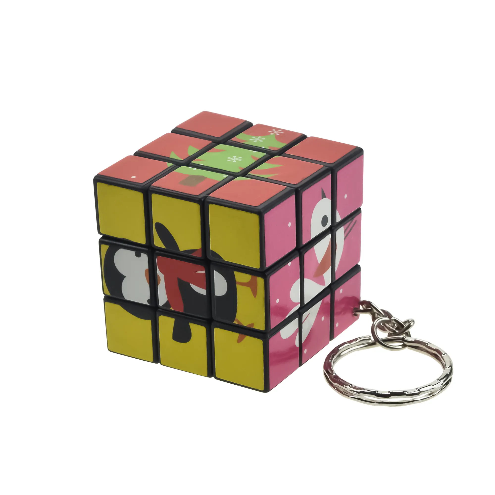 Cubo mágico de plástico para niños, cubo educativo personalizado de 4,8x2,8 cm, venta al por mayor