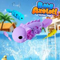 Bon marché Robot de natation alimenté par batterie chats animaux de compagnie Jouet de bain poisson de simulation électronique avec lumières LED