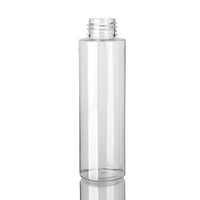 Flacon en plastique PET transparent de 100 ml pour crème pour le visage, lotion, emballage cosmétique, flacon vide imprimé en sérigraphie, bouchon PJ100