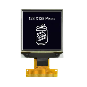 1,12-дюймовый OLED-дисплей 128x128, маленький белый OLED-экран, модуль с 22 контактами, SH1107, 4-проводной SPI I2C, PMOLED-панель - Product Image 3