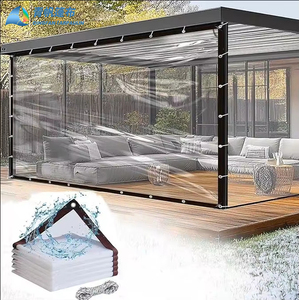 Auvent de piscine personnalisable en PVC transparent enduit, tissé, extensible, imperméable, pare-soleil, <span class=keywords><strong>abri</strong></span> extérieur, <span class=keywords><strong>bâche</strong></span> de protection pour voiture - Product Image 5