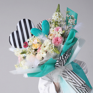 Long Island Iced Tea Flower Papel de regalo Mate Impermeable Estilo coreano Papel de regalo Floristería Suministros Material - Product Image 2