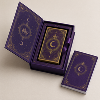 Emballage personnalisé pour cartes de tarot, impression de logo, marque privée, jeu d'oracle, dropshipping, B2B, livraison directe d'usine, livraison rapide
