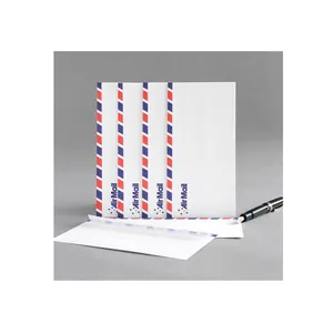 High Quality Custom Made Paper Business Envelope DL Red Blue AB Self Seal Envelope sinamay envelope