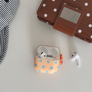 Étui pour écouteurs Apple <span class=keywords><strong>Airpods</strong></span> 2 3 4 <span class=keywords><strong>Pro</strong></span> 2 avec motif à pois, étui de protection anti-perte pour écouteurs sans fil, boîte de charge pour <span class=keywords><strong>Airpods</strong></span> <span class=keywords><strong>Pro</strong></span> 3 - Product Image 4