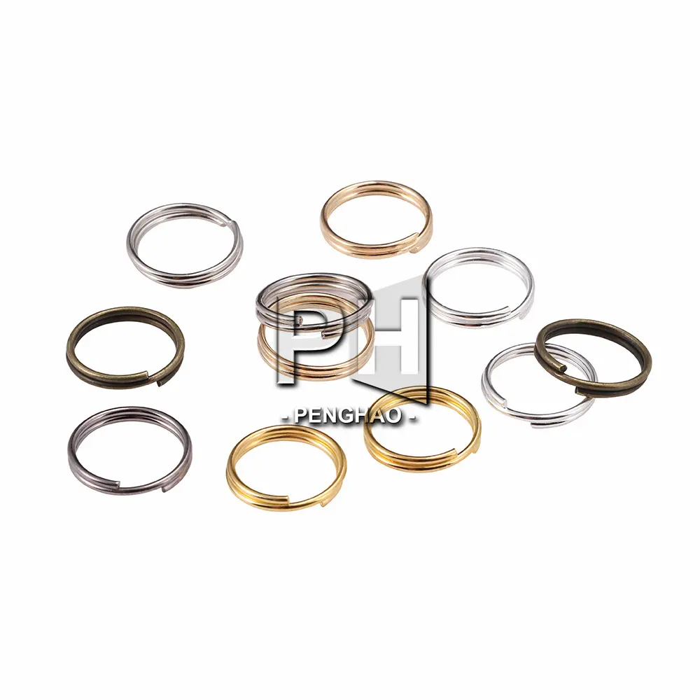 6 8 10 12 mm Open Jump Rings Double Loops Split Rings Connectors For Diy Jewelry Making Finding Accessories Wholesale
