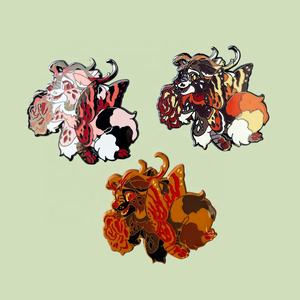 <span class=keywords><strong>Solo</strong></span> para Exhibición, No para Venta: Cuatro Lindos Diseños de Conejos, Pines de Esmalte Hechos a Mano, Recubiertos de Níquel Negro, Pines de Esmalte Duro Personalizados al por Mayor - Product Image 6