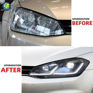 YU GUANG per VW <span class=keywords><strong>Golf</strong></span> <span class=keywords><strong>7</strong></span> <span class=keywords><strong>Golf</strong></span> <span class=keywords><strong>7</strong></span>.5 MK7 Faro <span class=keywords><strong>Anteriore</strong></span> 2013-2019 Accessori Auto Aggiornamento da Alogeno a LED Fari Anteriori Mk7 e <span class=keywords><strong>7</strong></span>.5 - Product Image 3