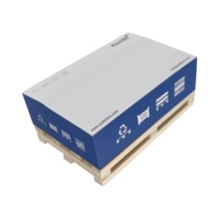 Bloc de papier autocollant personnalisé fantaisie Note auto-adhésive sur palette en bois cube mémo promotionnel imprimé à 4 côtés