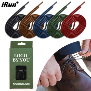 IRun Customized Colors High Quality Durable Round Waxed Shoe Laces Thin Dress Waexed Shoelaces for Oxfords <strong>Brogues</strong> - Product Image 1