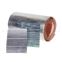 Feuille d'isolation métallique à texture personnalisée en mousse EPE feuille carrée d'isolation thermique en aluminium argenté pour application en entrepôt