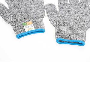 Sarung tangan keselamatan kerja poliester lembut kustom pabrik grosir sarung tangan kerja antipotong layar sentuh tahan aus - Product Image 4