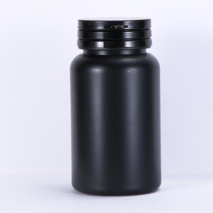 <span class=keywords><strong>100</strong></span> 120 200 250 400 ml Capsule chai với nắp bằng chứng giả mạo nhự<span class=keywords><strong>a</strong></span> Mẫu Jar Đen Pet vitamin Trắng lật Top Tablet container - Product Image 3