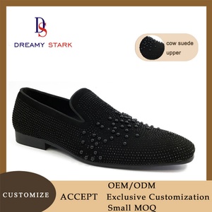 Chaussures habillées et Richelieu pour hommes en cuir véritable suédé de vache noir, faites à la main, de haute qualité, avec motif de design tendance et logo personnalisé, marque originale - Product Image 4