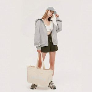 Bolsa de Compras de Lona de Algodón Ecológica al por Mayor, con Logotipo Personalizado Impreso, Bolsa de Mano Reciclada para Comestibles - Product Image 2