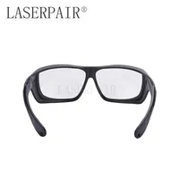 Protection des yeux de lunettes de sécurité laser CO2 de haut niveau de protection CE EN207 pour machine de gravure/découpe laser