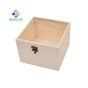Joyero de madera pequeño hecho a mano con cubierta con bisagras para Rock Collection Pin Display Premium Fabrication Services - Product Image 3