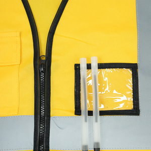 Gilet de travail réfléchissant multi-poches à prix d'usine, gilet de sécurité haute visibilité - Product Image 2