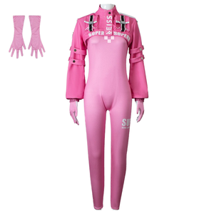 Traje de cosplay de Alice para mujer de Flying Comic, para actuaciones en escenario, mono de cosplay con estampado digital de la diosa Nikke Victory, color rosa. - Product Image 2