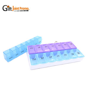 Grosir kotak bantal mingguan kustom 7 hari 2 kali sehari kotak pil mingguan 7 hari 14 kompartemen - Product Image 4