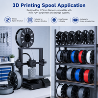 Bobine en plastique de 250 mm, haute capacité, réutilisable, vide, 3 kg, compatible avec le filament PLA de 1,75 mm, bobine pour imprimante 3D