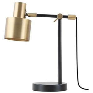 Lampada da tavolo dorata 1xE27, design elegante e funzionale, ideale per illuminazione decorativa e uso in uffici o case. - Product Image 2